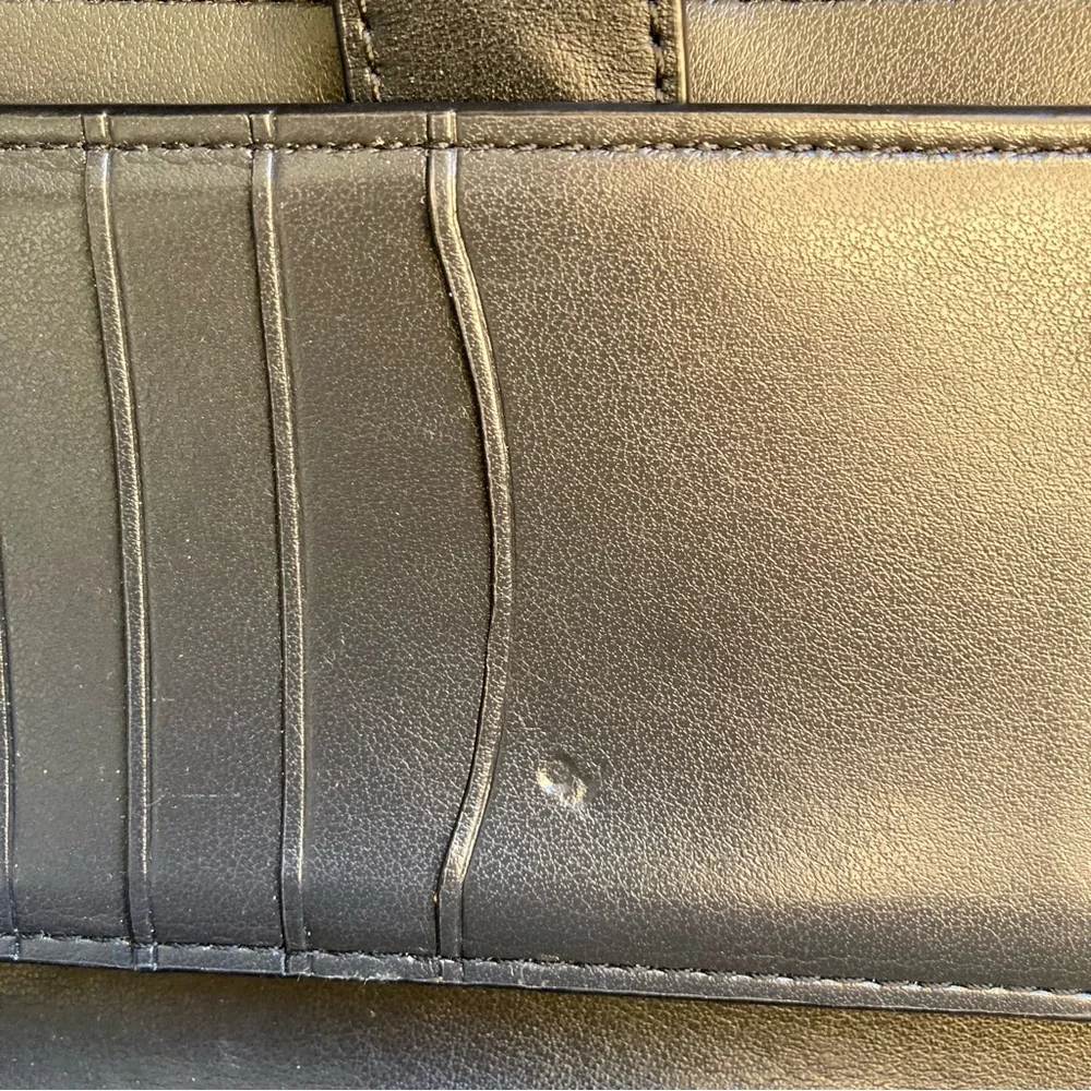 Coach Black Leather Clutch